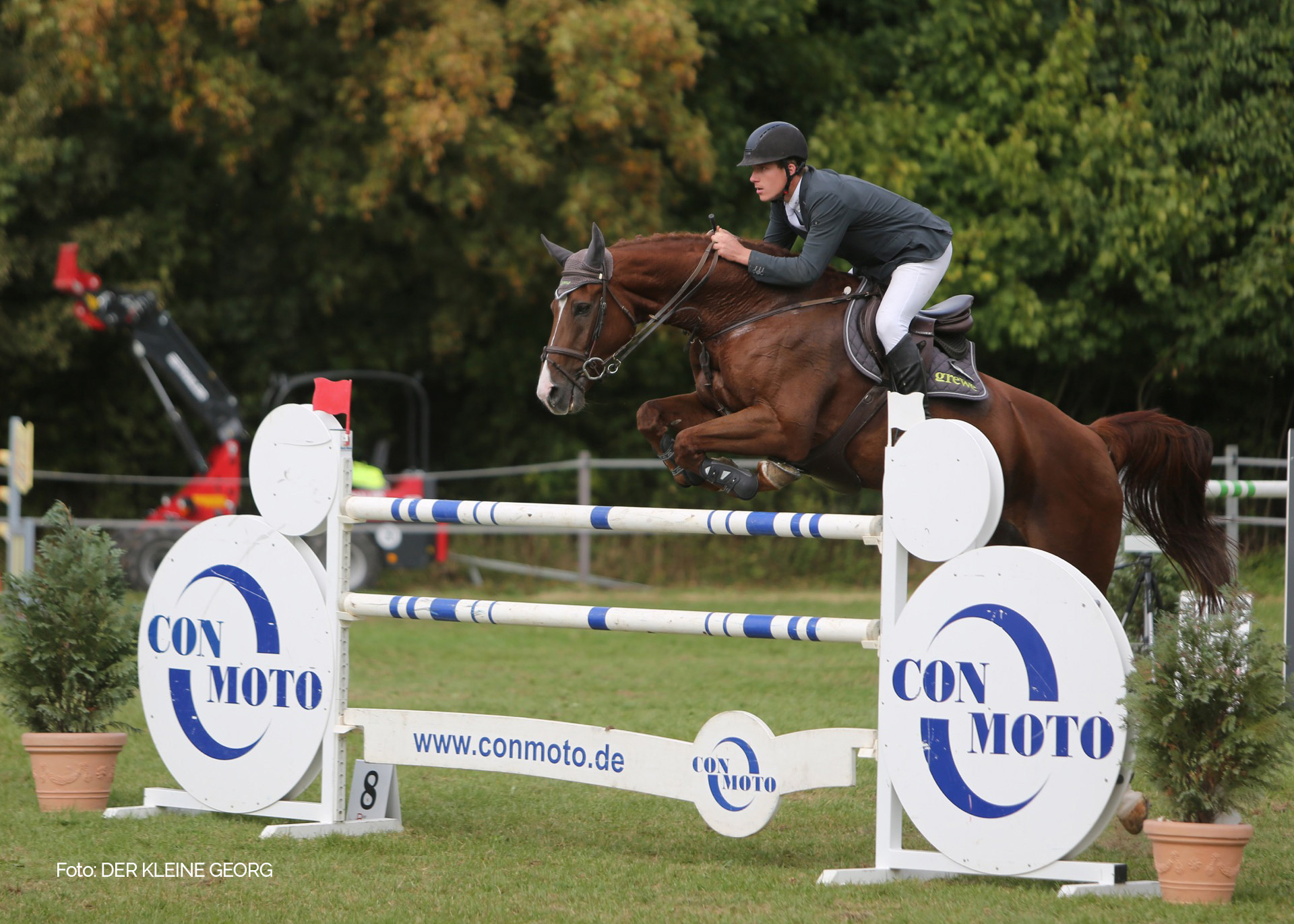 Auch Friso Bormann hat mit ConMoto Crazy Cato für die Jumping Days in Harsum gemeldet.