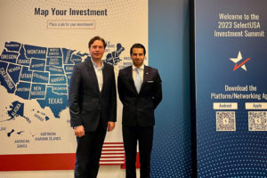 Dr.-Ing. MArc Heinisch and Gizay Ünal at the SelectUSA Investment Summit
